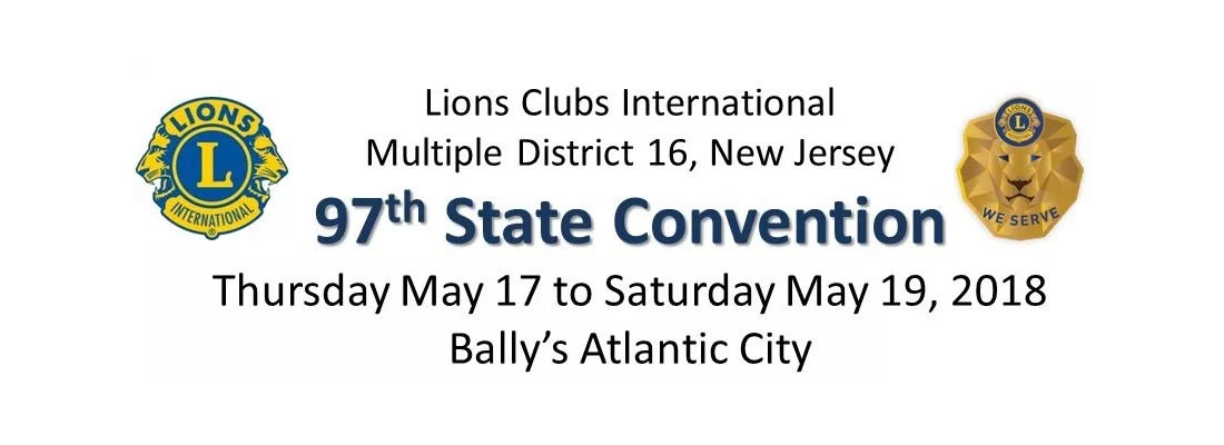 MD-16 N.J. LIONS 97TH ANNUAL STATE CONVENTION